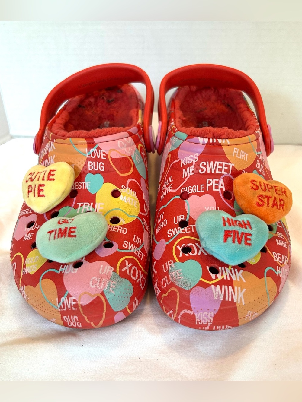CROCS X SWEETHEARTS Collaboration ELEVATED Classic Lined Clogs Slip on Sandals